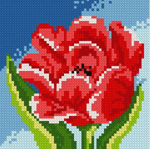 АЖ-1074 - Красный тюльпан