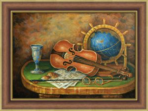 АЖ-1186 - Скрипка и глобус