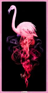 АЖ-1829 - Фламинго в дыму