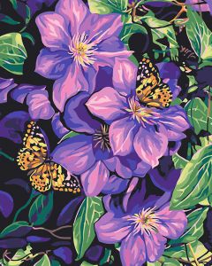 B026 - Цветы и бабочки