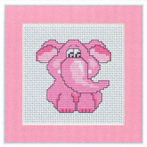 b042 - Розовый слоник