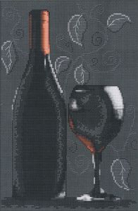b2220 - Бутылка с вином