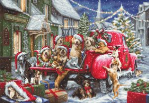 b2414 - Рождество щенков