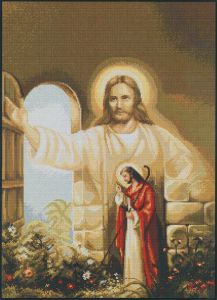 b411 - Иисус стучит тихонько в дверь...