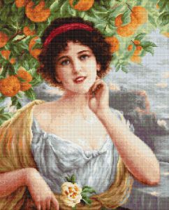 b546 - Красавица под апельсиновым деревом
