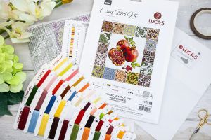 b7058 - Мозаичное сердце из граната