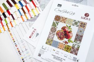 b7058 - Мозаичное сердце из граната