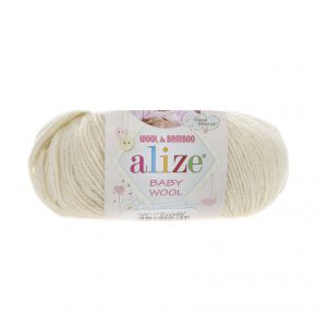 BABY WOOL 01 - Пряжа Alize BABY WOOL 01