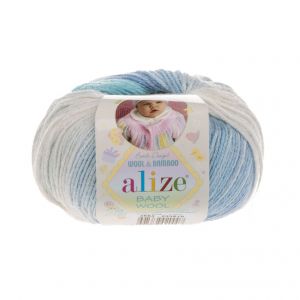 BABY WOOL Batik 3564 - Пряжа Alize BABY WOOL Batik 3564