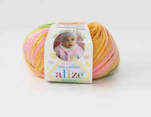 BABY WOOL Batik 4390 - Пряжа Alize BABY WOOL Batik 4390