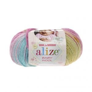 Baby Wool Batik 6550 - Пряжа Alize Baby Wool Batik 6550