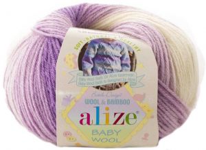 BABY WOOL Batik 7254 - Пряжа Alize BABY WOOL Batik 7254