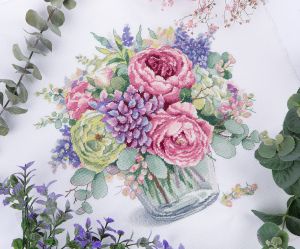 ц-7306 - Букет с пионами