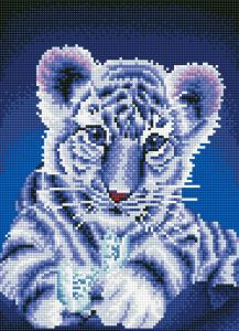 c205 - Белый тигрёнок