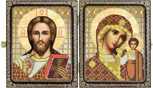 CA7300 - Христос Спаситель и Богородица Казанская