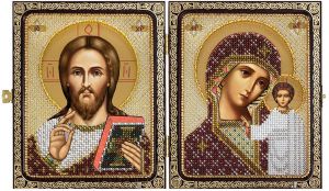 CE7200 - Христос Спаситель и Богородица Казанская