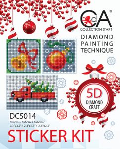 DCS014 - Набор алмазных стикеров. Новый год