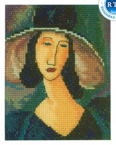 eh336 - Портрет женщины в шляпе