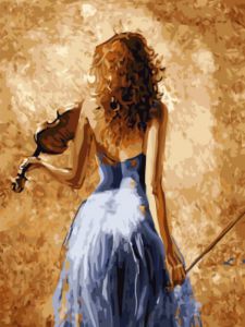 ex5881 - Девушка со скрипкой