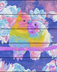 FLA024 - Влюбленные попугаи