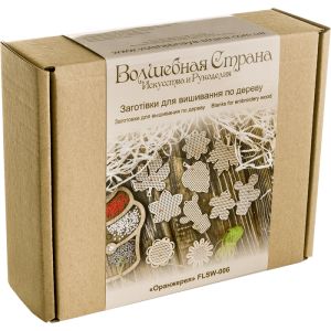FLSW-006 - Набор заготовок для вышивания по дереву