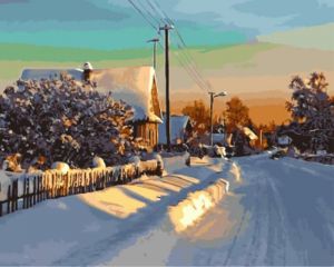 gx5179 - Зима в деревне