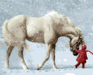 gx9600 - Девочка и лошадь