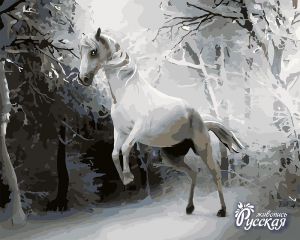 H027 - Белая лошадь