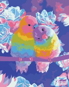 H065 - Влюбленные попугаи