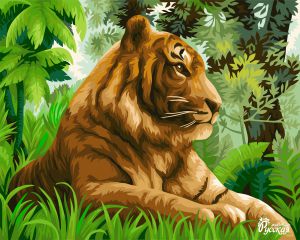 H110 - Тигр в джунглях