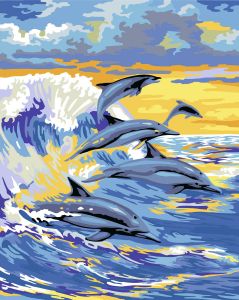 H173 - Приветливые дельфины
