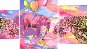 I019 - Розовый слон