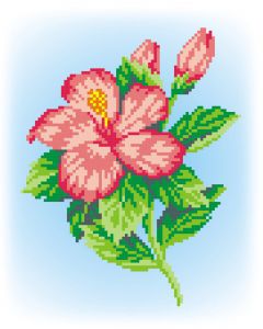 кн-372 - Розовый цветок