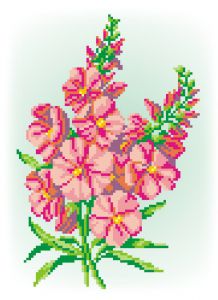 кн-390 - Букет розовых цветов