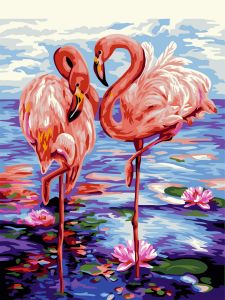 KT077 - Грациозные фламинго