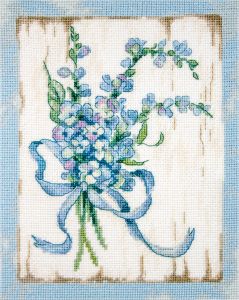 LETI-974 - Голубые цветы 1