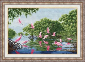 лп-040 - Розовые пеликаны
