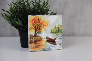 м-024 - Озеро в лесу