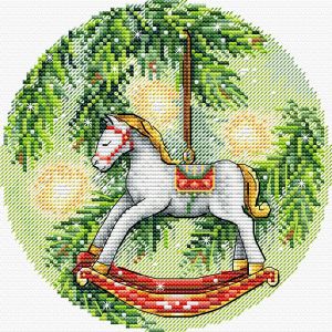 м-1252 - Новогодняя лошадка