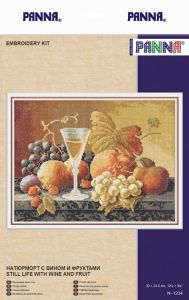 н-1234 - Натюрморт с вином и фруктами