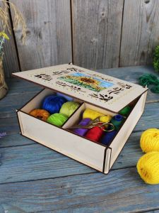 о-146 - Шкатулка. Подсолнух