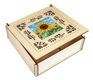 о-146 - Шкатулка. Подсолнух