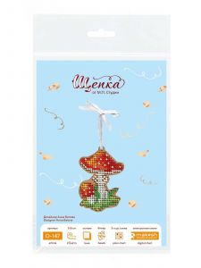 о-147 - Ёлочная игрушка. Маленький мухомор