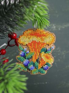 о-148 - Ёлочная игрушка. Лисички