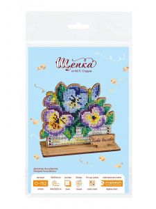 о-152 - Анютины глазки в ящичке