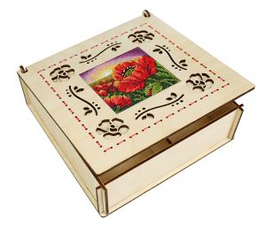 о-164 - Шкатулка. Маки