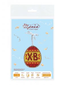 о-186 - Красные узоры. Яйцо