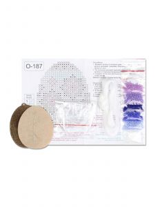 о-187 - Сиреневые узоры. Яйцо