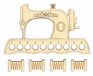 ор-037 - Органайзер для ниток Швейная машинка
