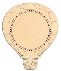 ор-283 - Рамка круглая. Воздушный шар